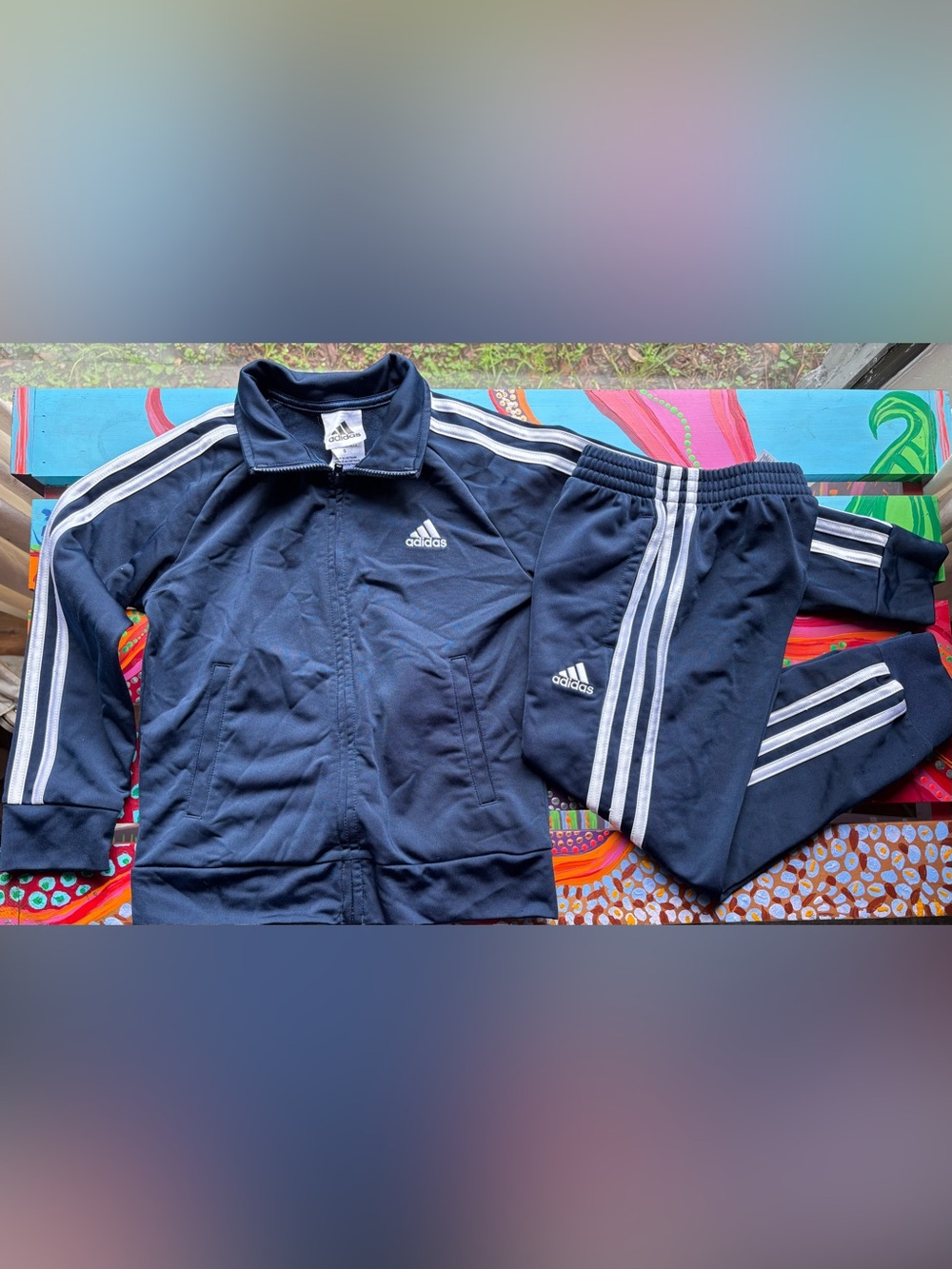 Adidas Kids Track Jacket & Pants Set Size 5